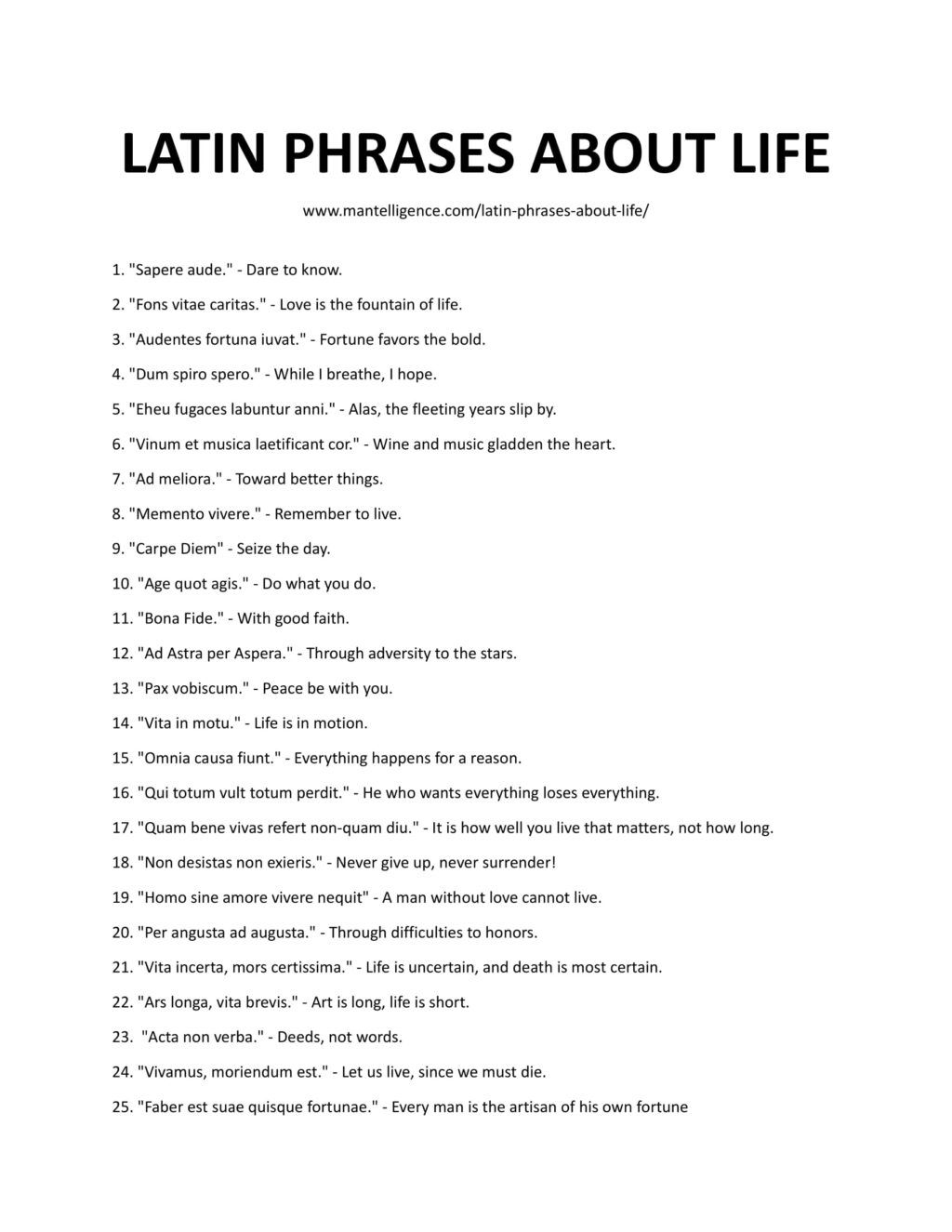 10 Best Beautiful Latin Words And Phrases Latin Quotes Solosophie