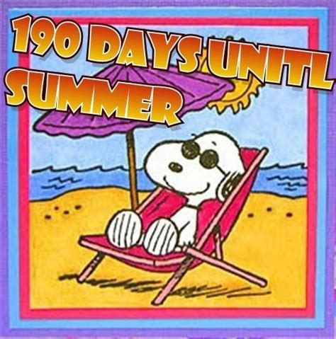 190 Days Til Summer Quotes Summer Quote Summer Quotes Summer Countdown