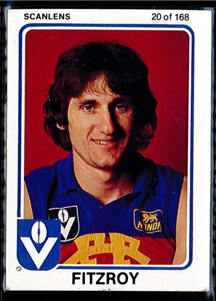 1981 Scanlens Vfl Football Leon Harris Trade Card Australian Sports