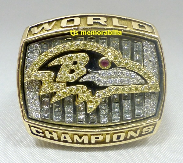 2000 Baltimore Ravens Super Bowl Xxxv Championship Ring Buy And Sell