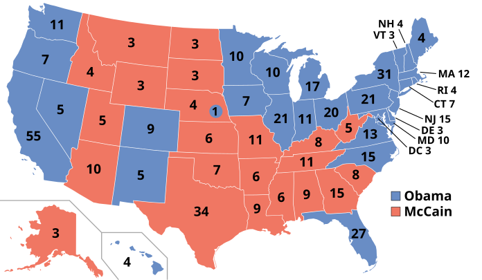 2008 United States Elections Wikipedia