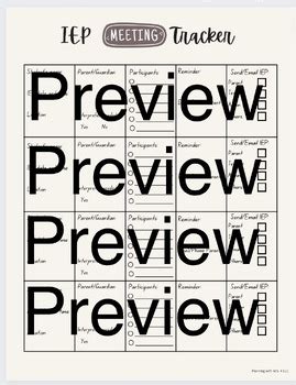 2024 2025 Iep Tracker By Planning With Mrs K Llc Tpt