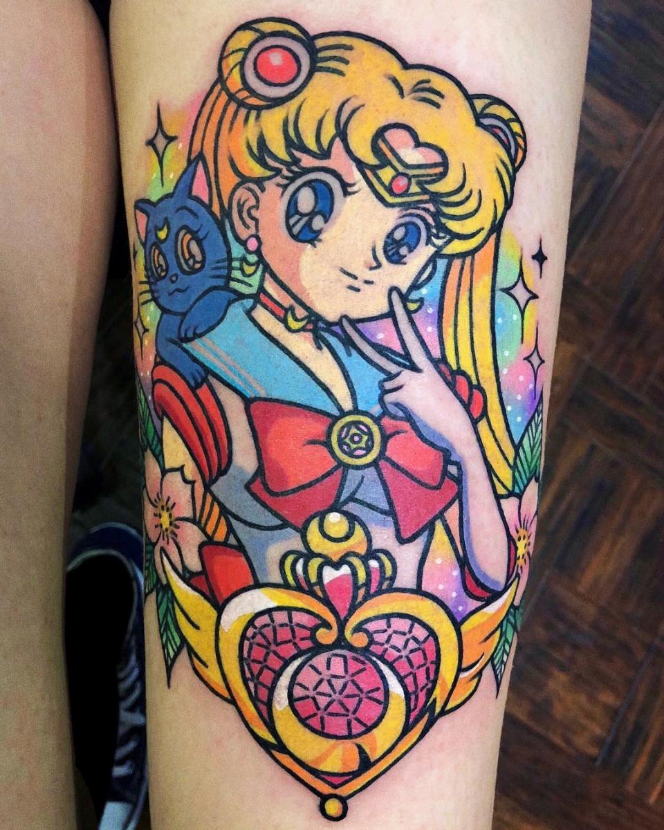 27 Best Sailor Moon Tattoo Images Sailor Moon Tattoo Moon Tattoo