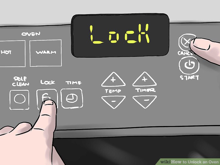 3 Ways To Unlock An Oven Wikihow