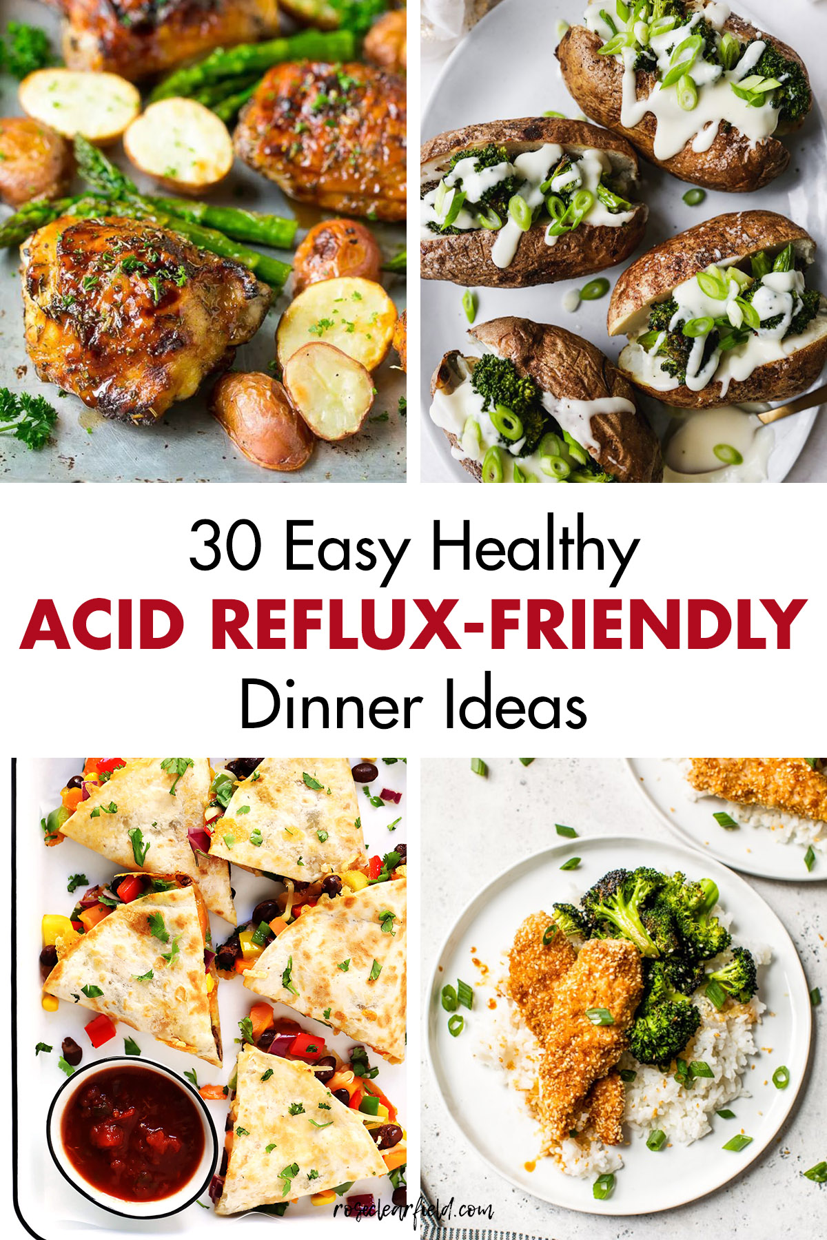 30 Easy Healthy Acid Reflux Friendly Dinner Ideas Gerd Diet Recipes