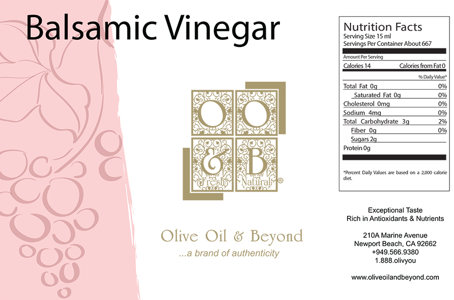 34 Balsamic Vinaigrette Nutrition Label Labels Design Ideas 2020