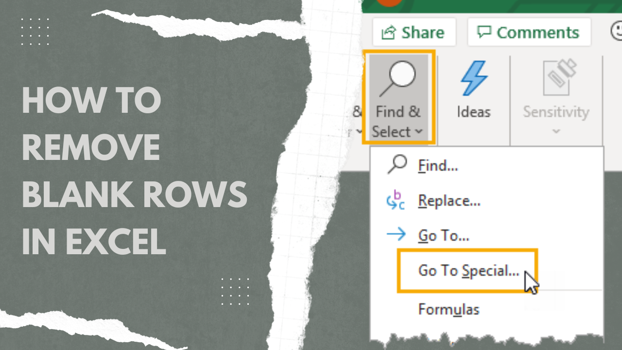 4 Simple Ways To Delete Or Remove Blank Rows In Excel