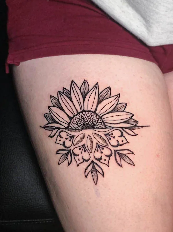 64 Stunning Thigh Tattoos For Women With Meaning Exploretheworls Com