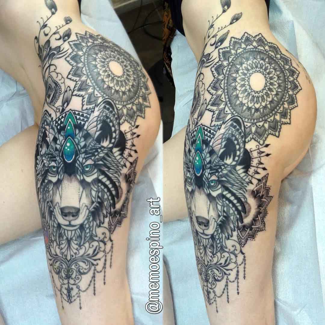 70 Beautiful Thigh Tattoos For Women Designs Hip Tattoos Women