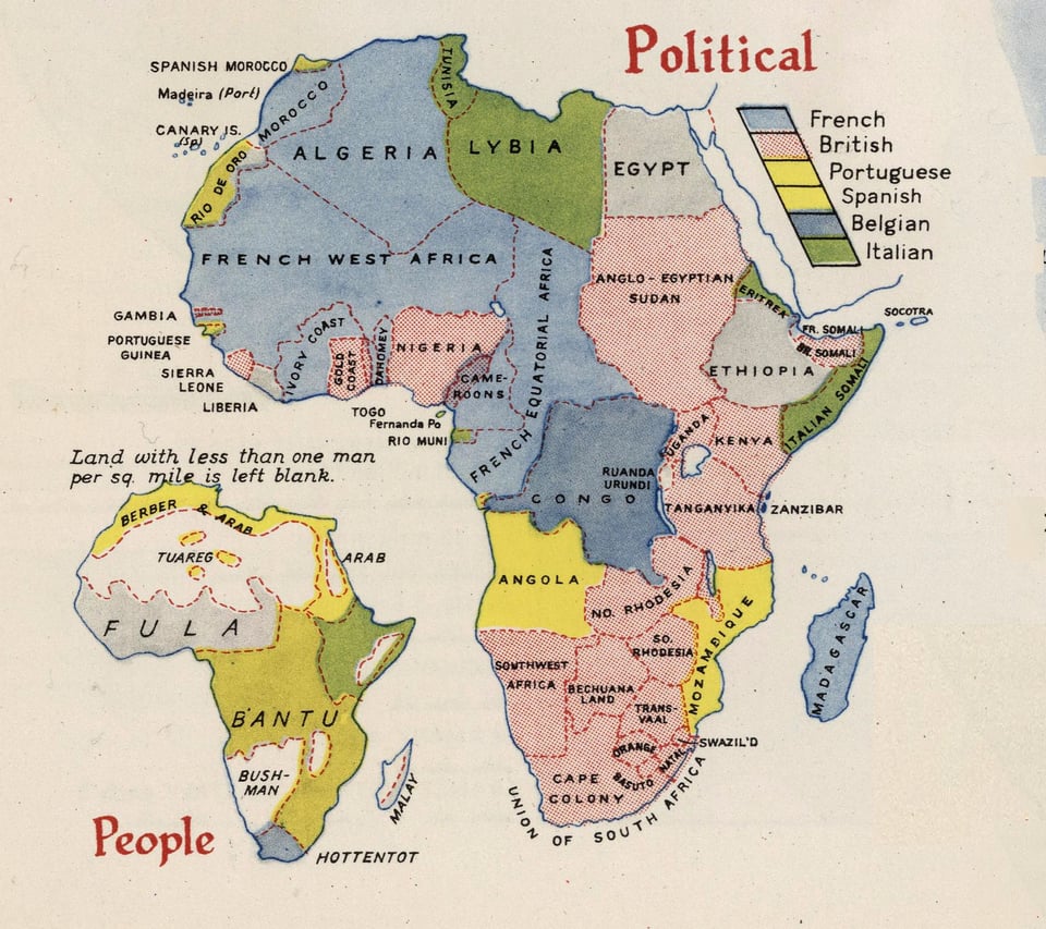 Ethnic Groups In Africa Map - Coe Psu