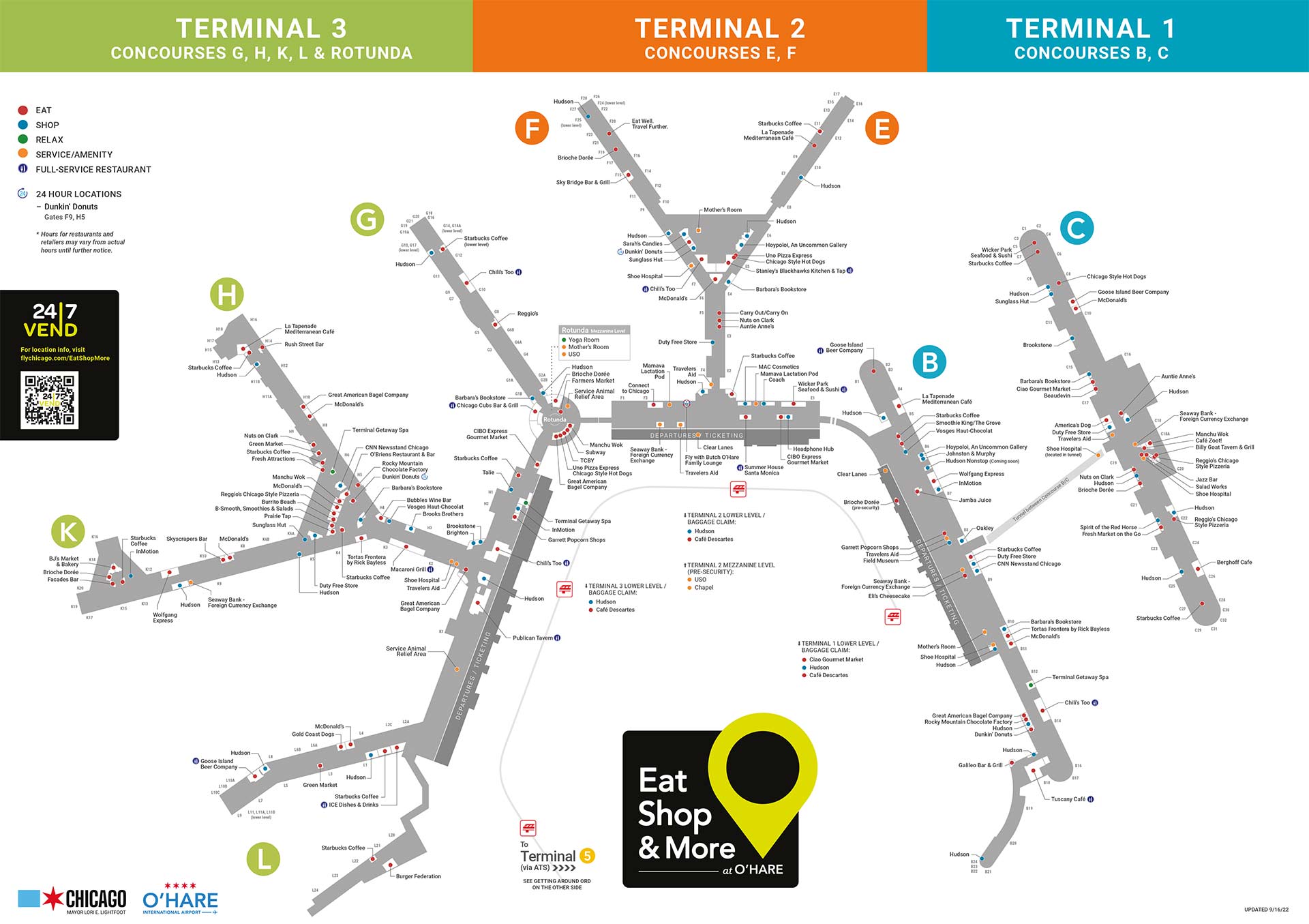 Aa Guide Ord Chicago O Hare Int L Airport Mct Etc Airport