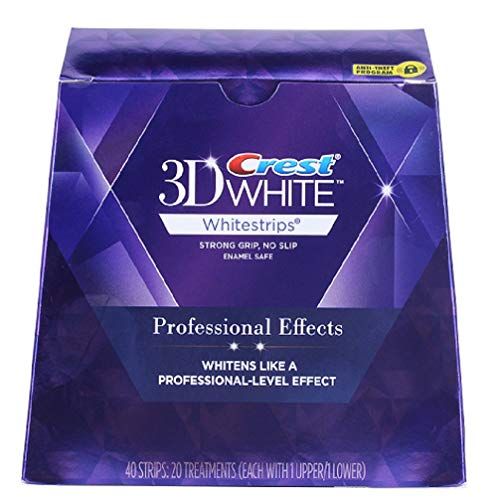 Amazon Com Crest 3D White Luxe Whitestrips Professional Effects 20