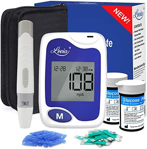 Amazon Com Diabetes Testing Kit Lovia Blood Sugar Test Kit 50