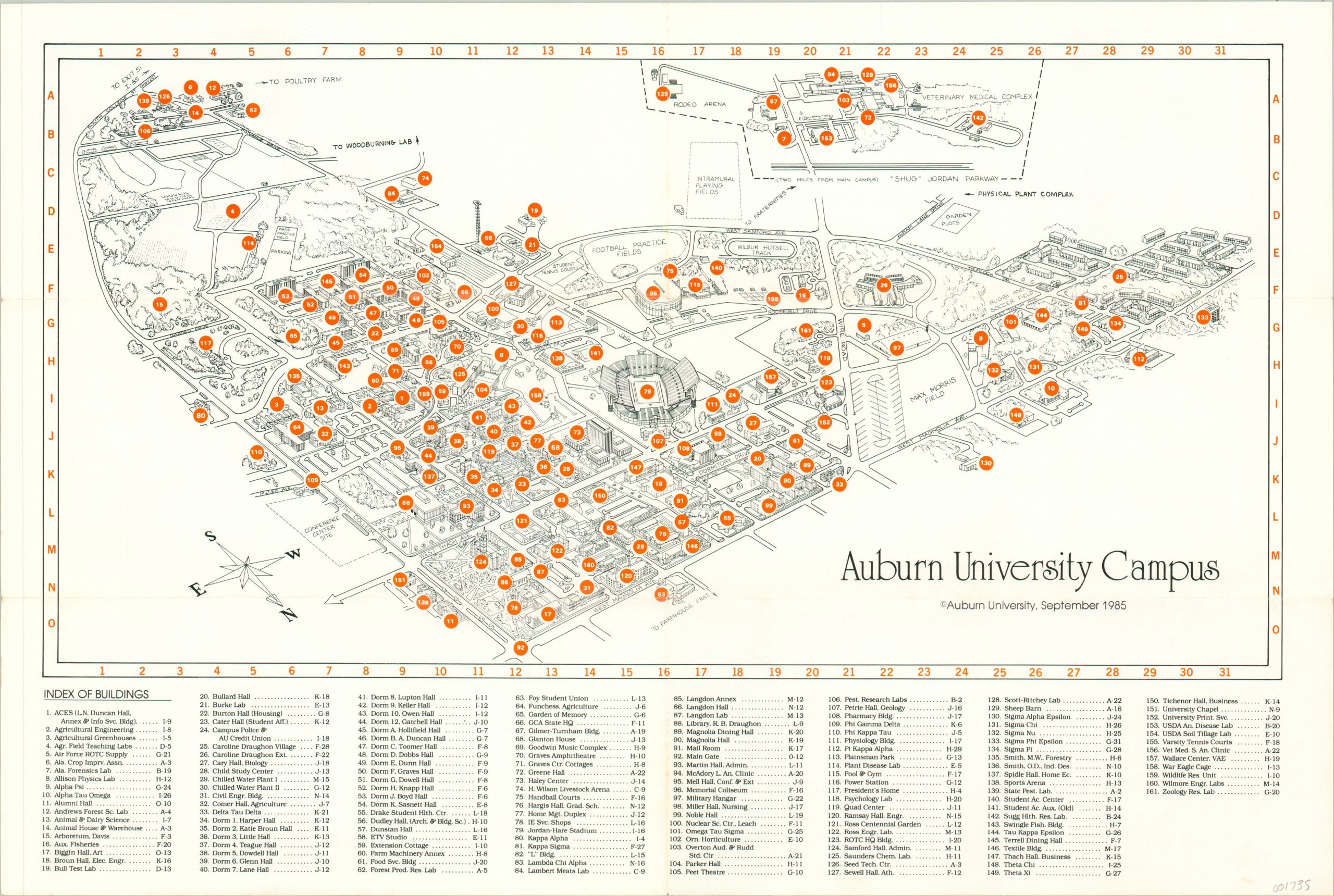 An Ad For The Auburn University Campus In Usa Which Is Open To All