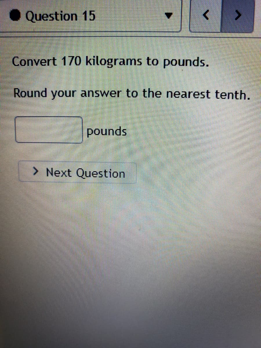 Answered Convert 170 Kilograms To Pounds Round Your Answer To The