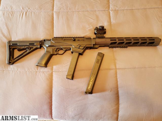 Armslist For Sale Ruger Pc9 Carbine Magpul Red Dot Glock Funsticks