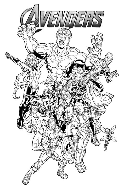 Avengers Coloring Pages Best Coloring Pages For Kids