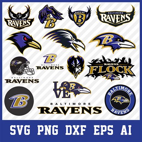 Baltimore Ravens Svg Bundle Baltimore Ravens Logo Svg Nfl Svg