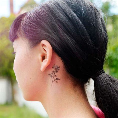 Behind The Ear Tattoos Full Guide With Ideas Glaminati Com