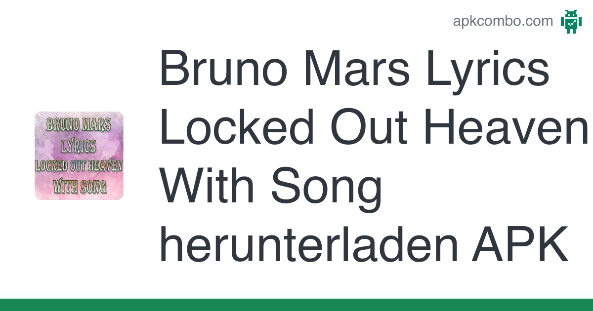 Bruno Mars Locked Out Of Heaven 2017 Youtube