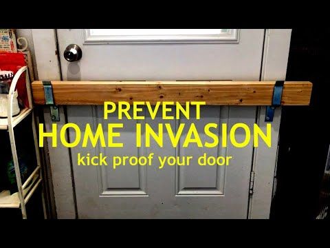 Burglar Proof Secure Your Door Barricade Prevents Home Invasion