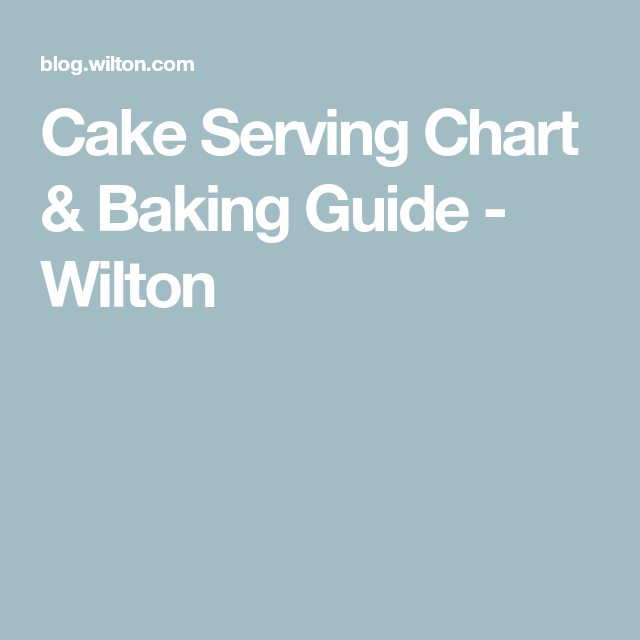 Cake Serving Chart: Ultimate Guide To Perfect Portions, 56% Off