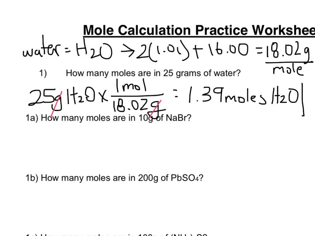 Calculation Practice Worksheet