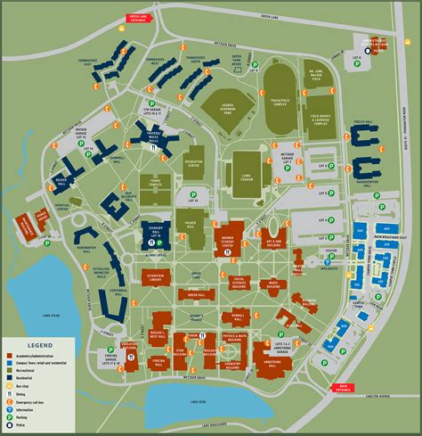 Campus Map The College Of New Jersey