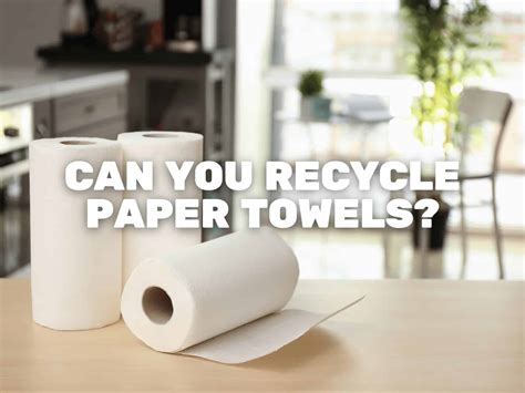 Can You Recycle Paper Towels Can You Recycle It