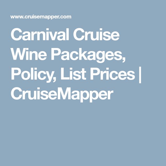 Carnival Cruise Wifi Internet Packages Prices Cruisemapper