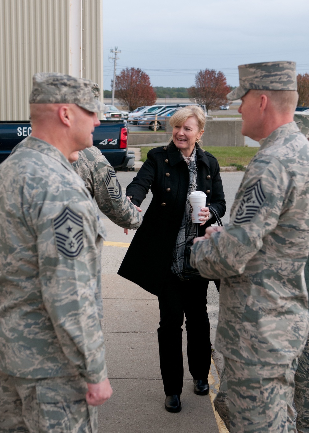 Chief Master Sergeant Of The Air National Guard Visits 178Th Wing Air