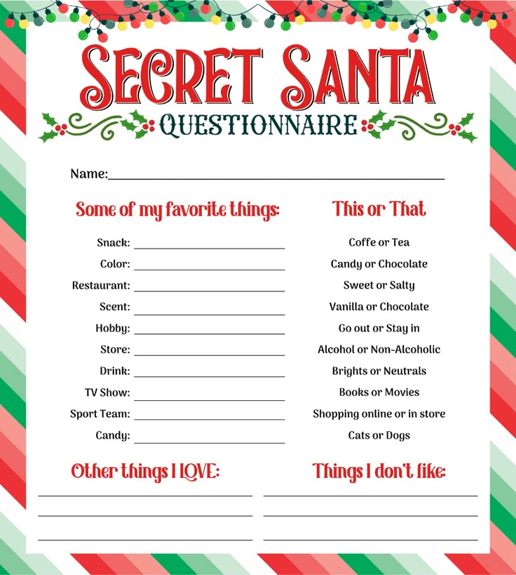 Christmas Wish List Templates 15 Free Pdf Printables Printablee