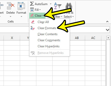 Clear Formatting In Excel How To Remove All Formats In A Cell