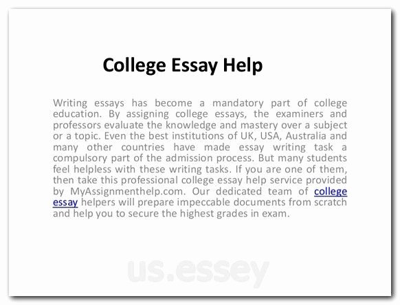 College Introduction Paragraph Examples Peterainsworth