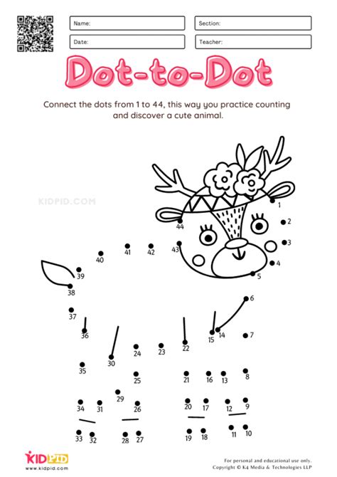 Connecting Dots Printable Activities