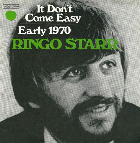 Cosas Varias Ringo Starr It Dont Com Easy