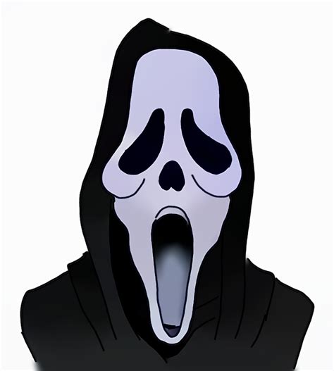 Cute Ghostface Drawing