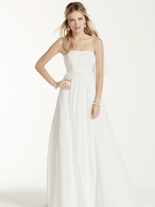 David S Bridal V9743 A Line Wedding Dress By David S Bridal