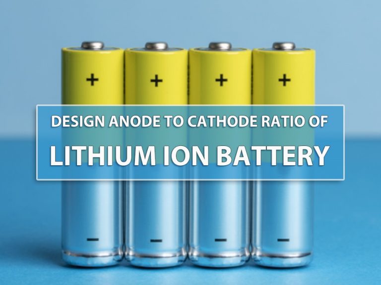 Design Anode To Cathode Ratio Of Lithium Ion Battery The Best Lithium