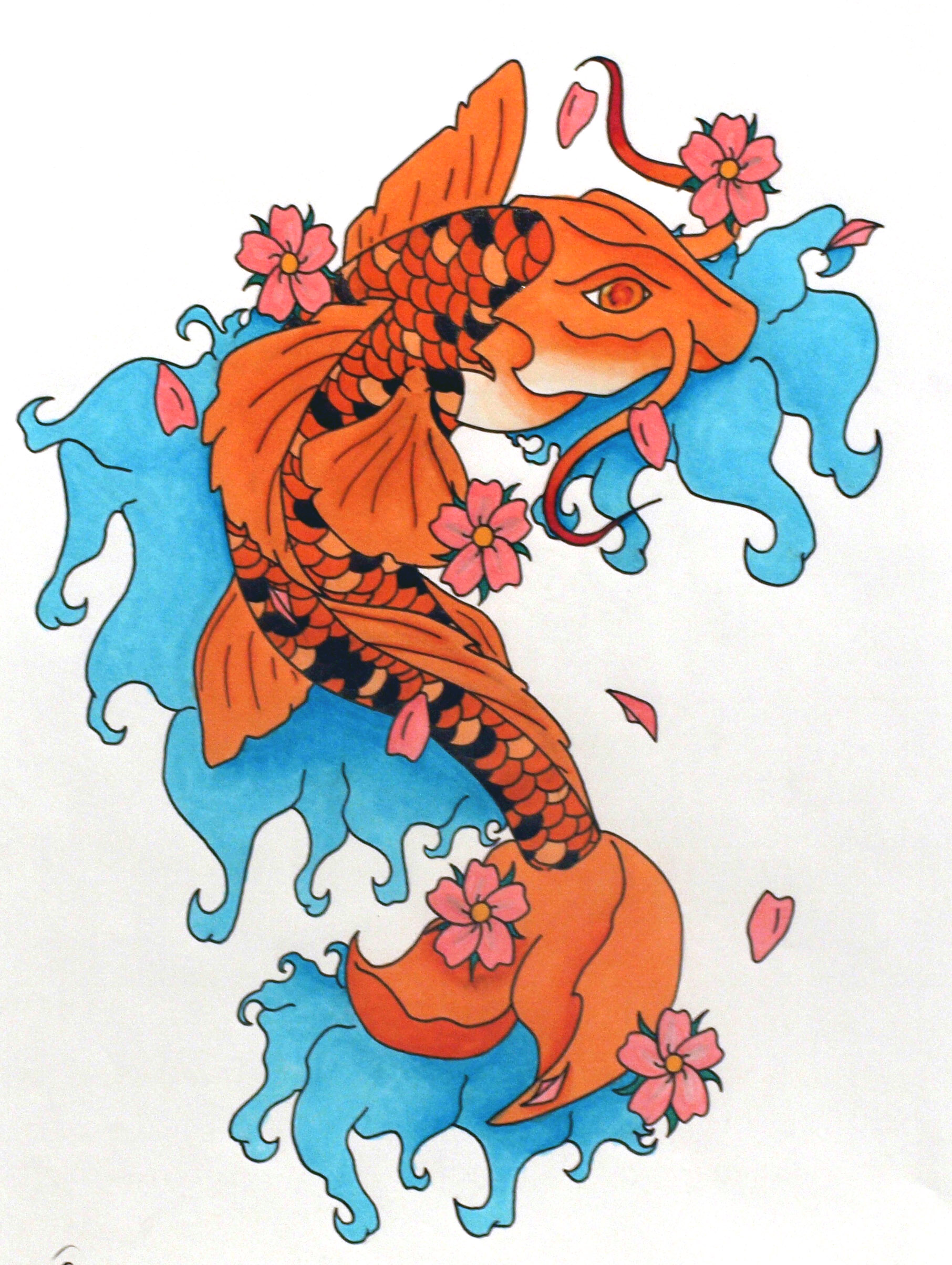 Designs Japanese Koi Fish Tattoos Zentrader