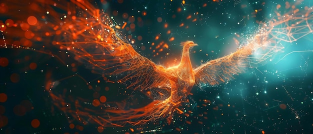 Digital Phoenix Resilience In Cybersecurity Concept Cybersecurity