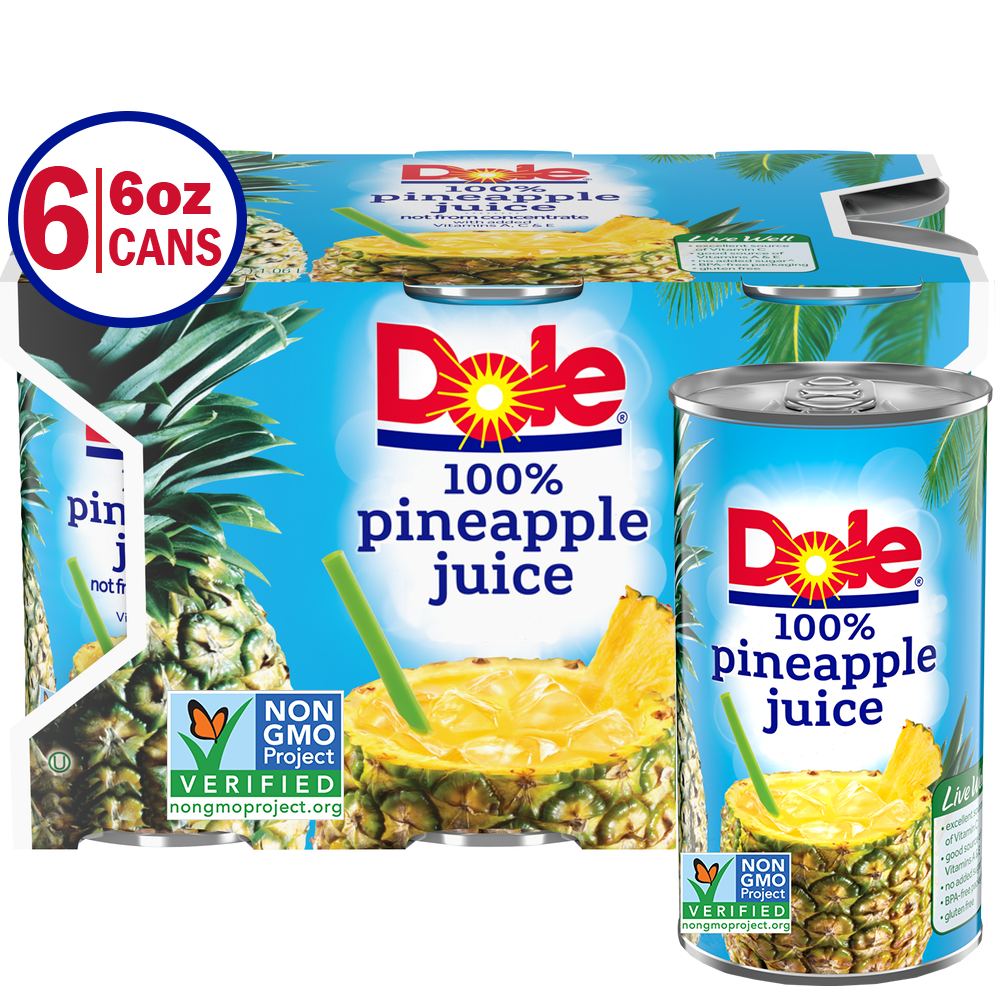 Dole Light Pineapple Juice Drink 6 Ct 6 Fl Oz King Soopers