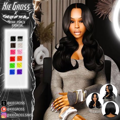 Downloads Kiegross Sims Hair Sims 4 Black Hair Sims 4 Body Mods