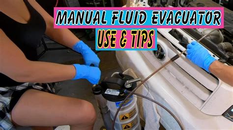 Easy Clean Drain And Fill Transmissions Using Manual Fluid