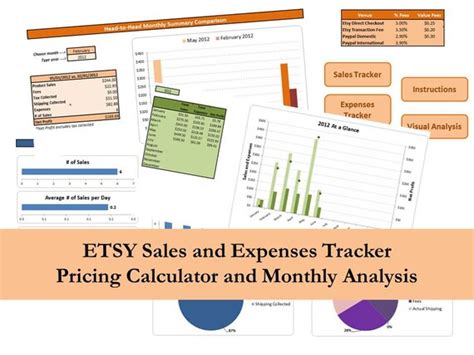 Etsy Excel Template Bookkeeping Template By Wickeddesignsboston