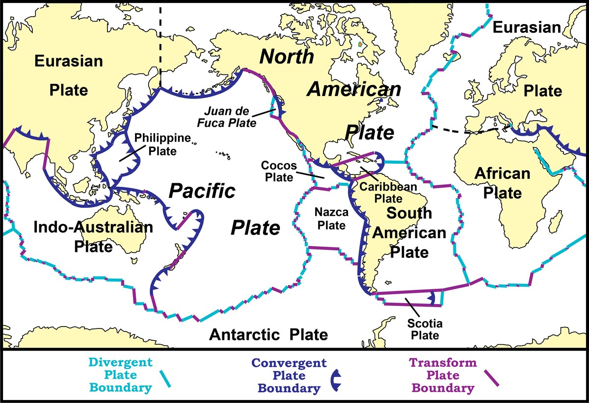 Evidence Of Plate Motions Geology U S National Park Service