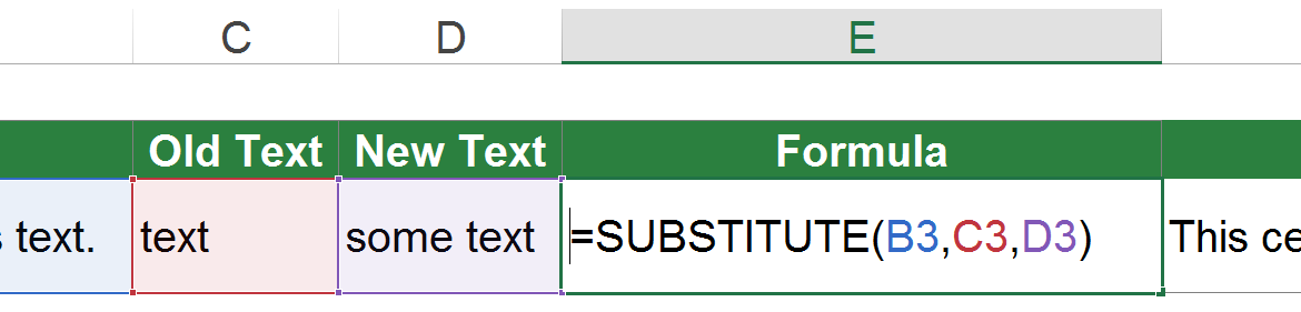 Example 1 Substitute Professor Excel Professor Excel