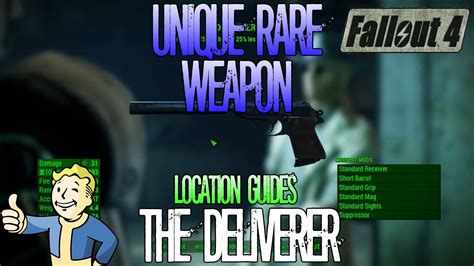 Fallout 4 Deliverer Unique Weapon Guide Youtube