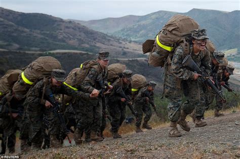 Female Marines Become First Women To Take On Grueling Three Day Boot