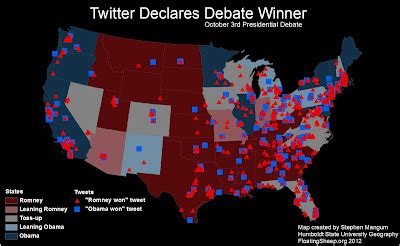 Floatingsheep Visualizing Twitter Commentary On The 2012 Presidential